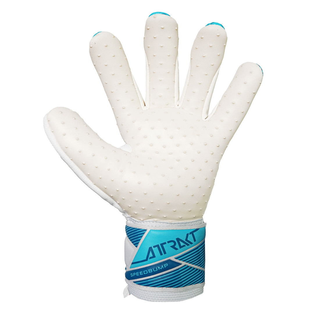 Reusch Attrakt SpeedBump - White/Light Blue
