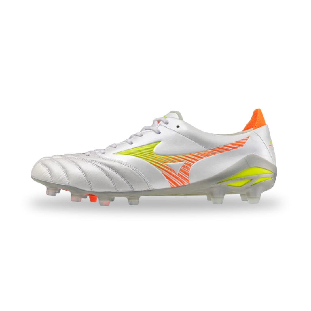 Morelia Neo V Elite FG - White / Lava Orange / Evening