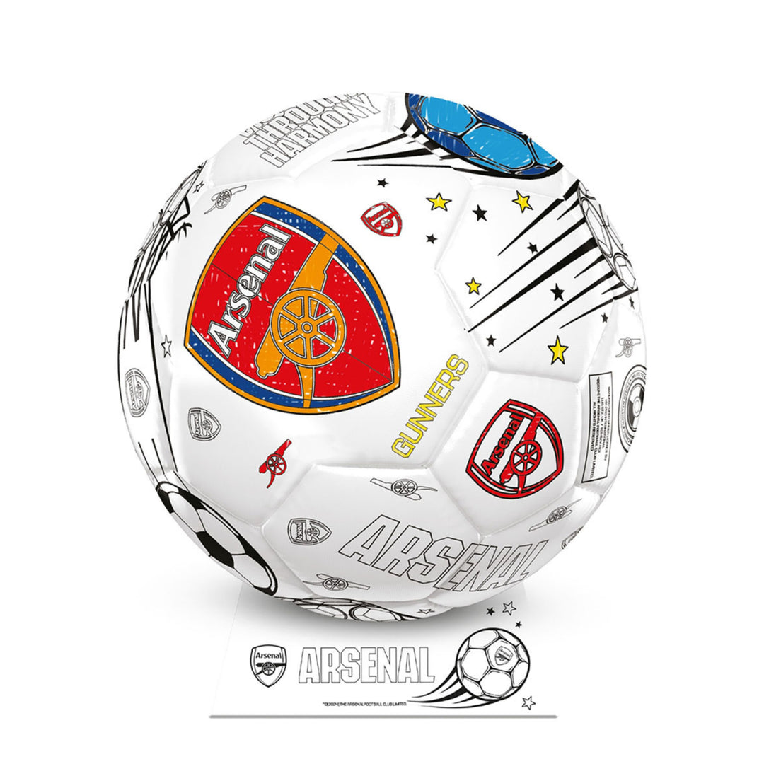 Arsenal FC 'Colour In' Mini Football Set