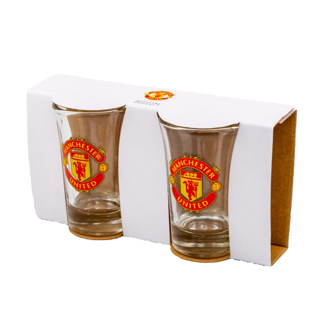 Manchester United Shot Glass 2 Pack