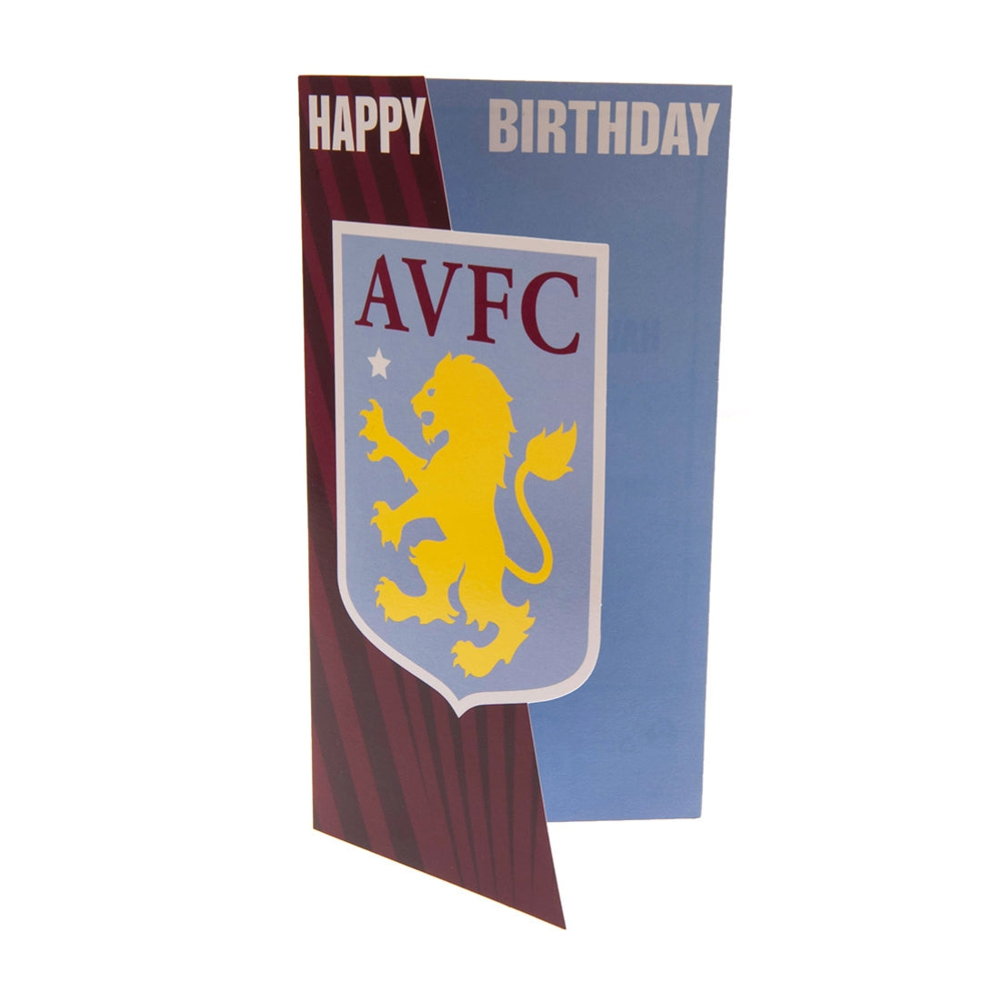 Aston Villa FC Crest Birthday Card