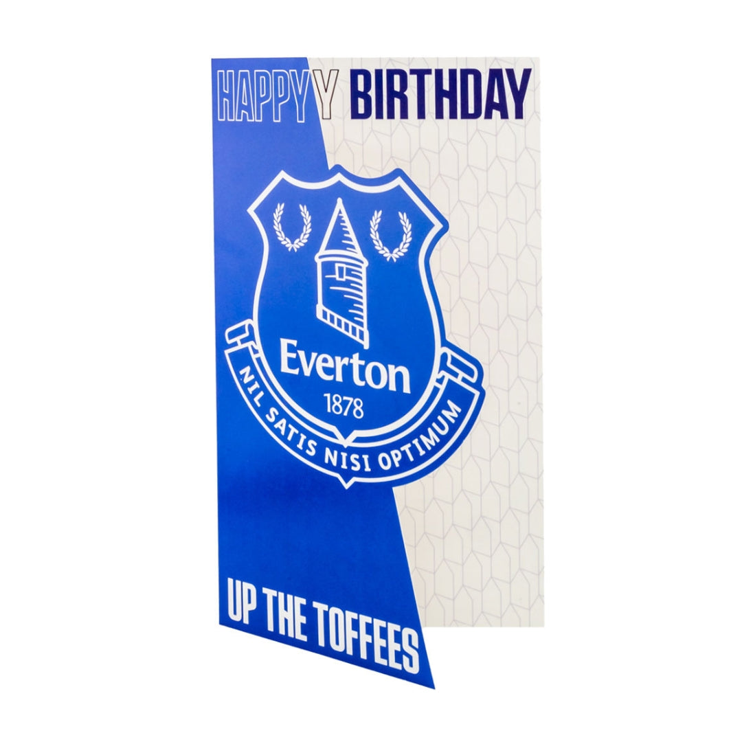 Everton FC Crest Birthday Card