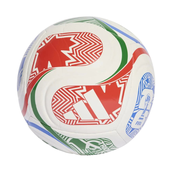 Adidas 2026 Fifa World Cup Club Football - White / Vivid Red / Glory Blue / Green