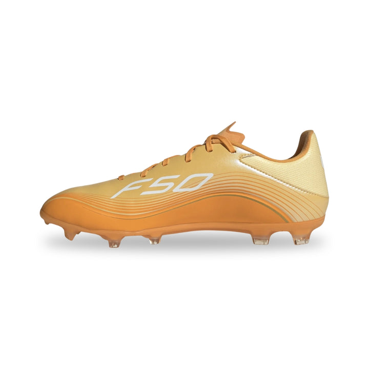 F50 Messi League FG/MG Boots - Tangerine / Gold