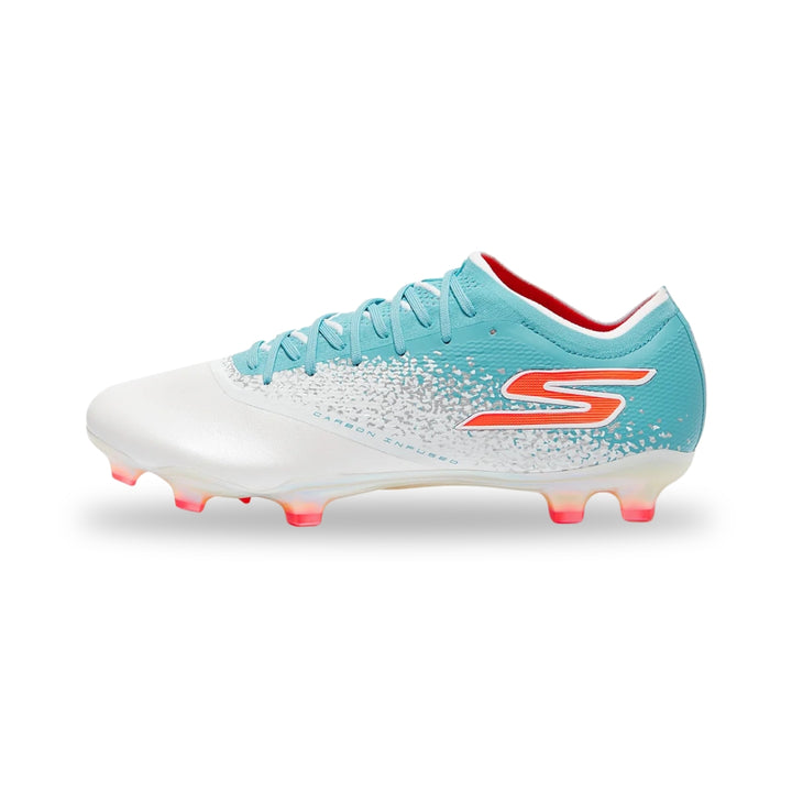 Skechers Razor Elite FG - White / Teal / Coral