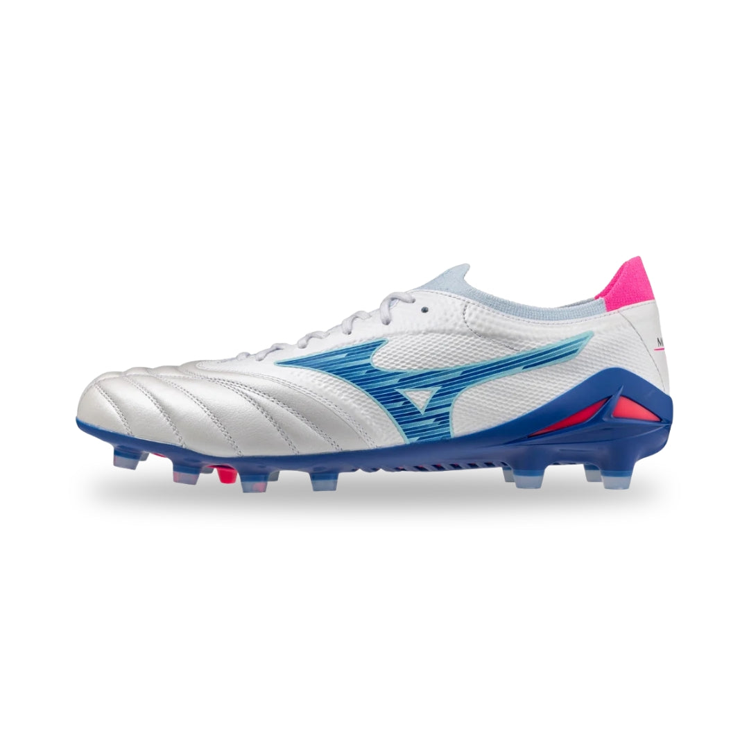 Mizuno Morelia Neo IV β ELITE FG - White / Tanager Turquoise