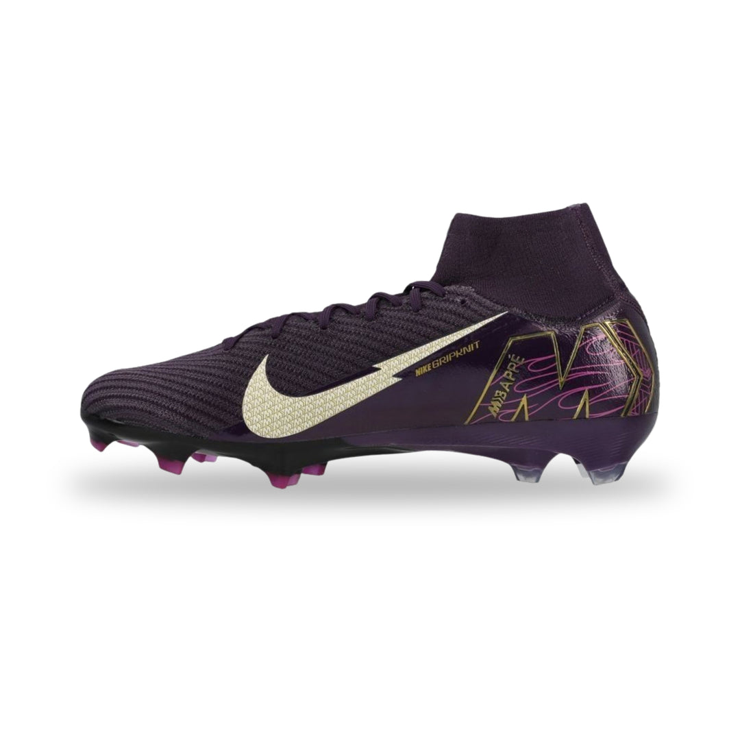 Nike Air Zoom Mercurial Superfly 10 Elite FG Mbappé Personal Edition - Grand Purple / Pale Ivory