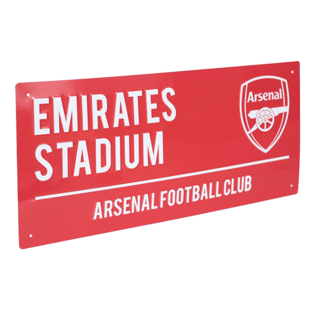 Arsenal FC Street Sign - Red / White