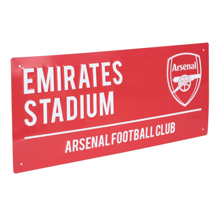 Arsenal FC Street Sign - Red / White