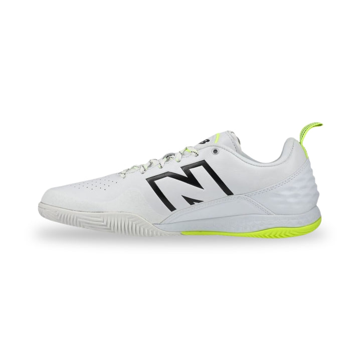 New Balance Futsal - Audazo Pro IN V6 - White / Hi-Lite / Light Cyclone