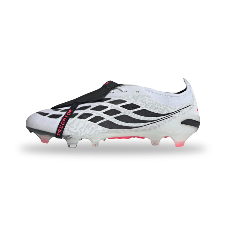 Adidas Predator Elite Fold-Over Tongue FG Boots – White / Solar Turbo / Black