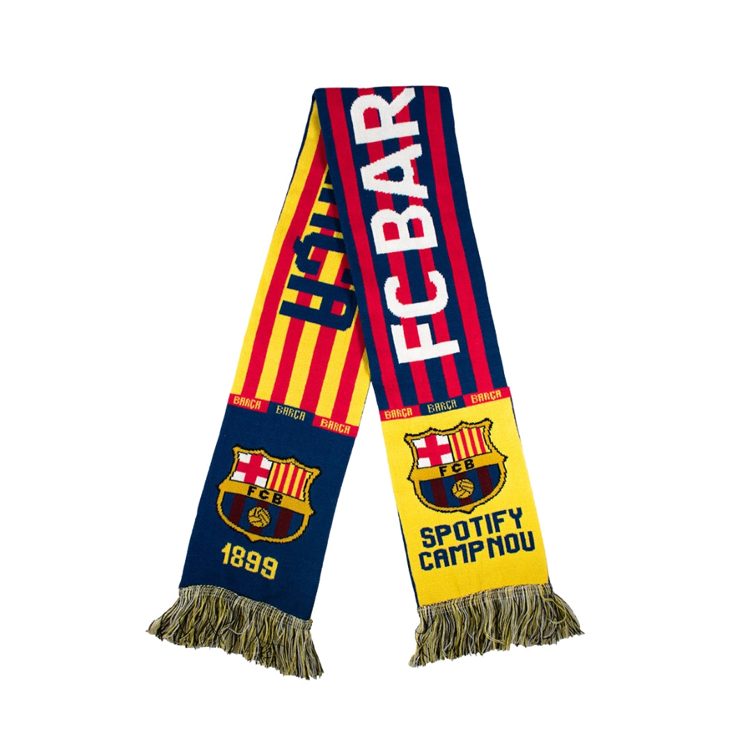FC Barcelona Red & Navy Scarf | Official Gear – Soccer United NZ