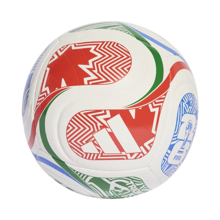 Adidas 2026 Fifa World Cup Club Football - White / Vivid Red / Glory Blue / Green