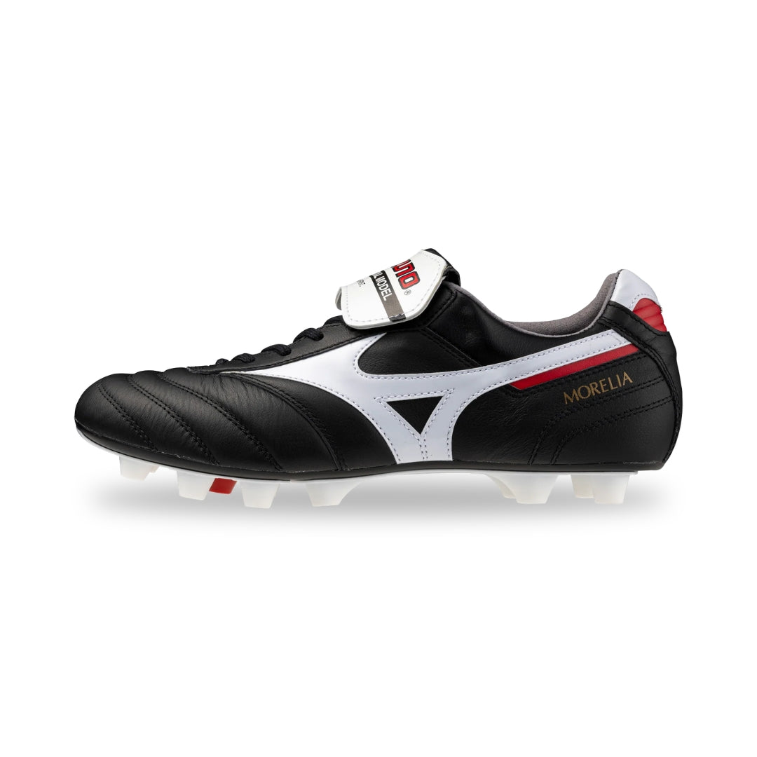Mizuno Morelia II Made In Japan FG - Black / White / Chinese Red