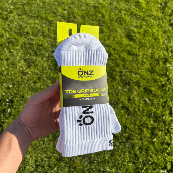 ONZ Elite 5-Toe Grip Socks