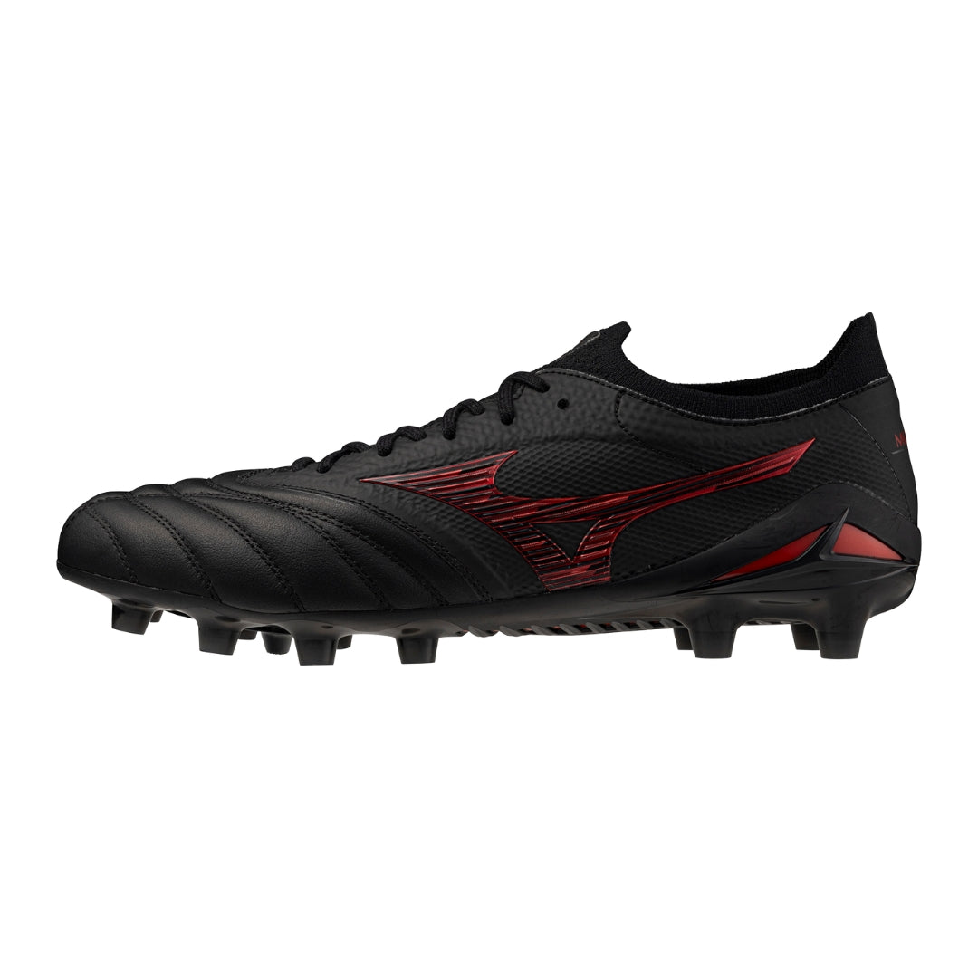 Mizuno Morelia Neo IV β Elite FG - Black/MORELIA 40th Red/Black