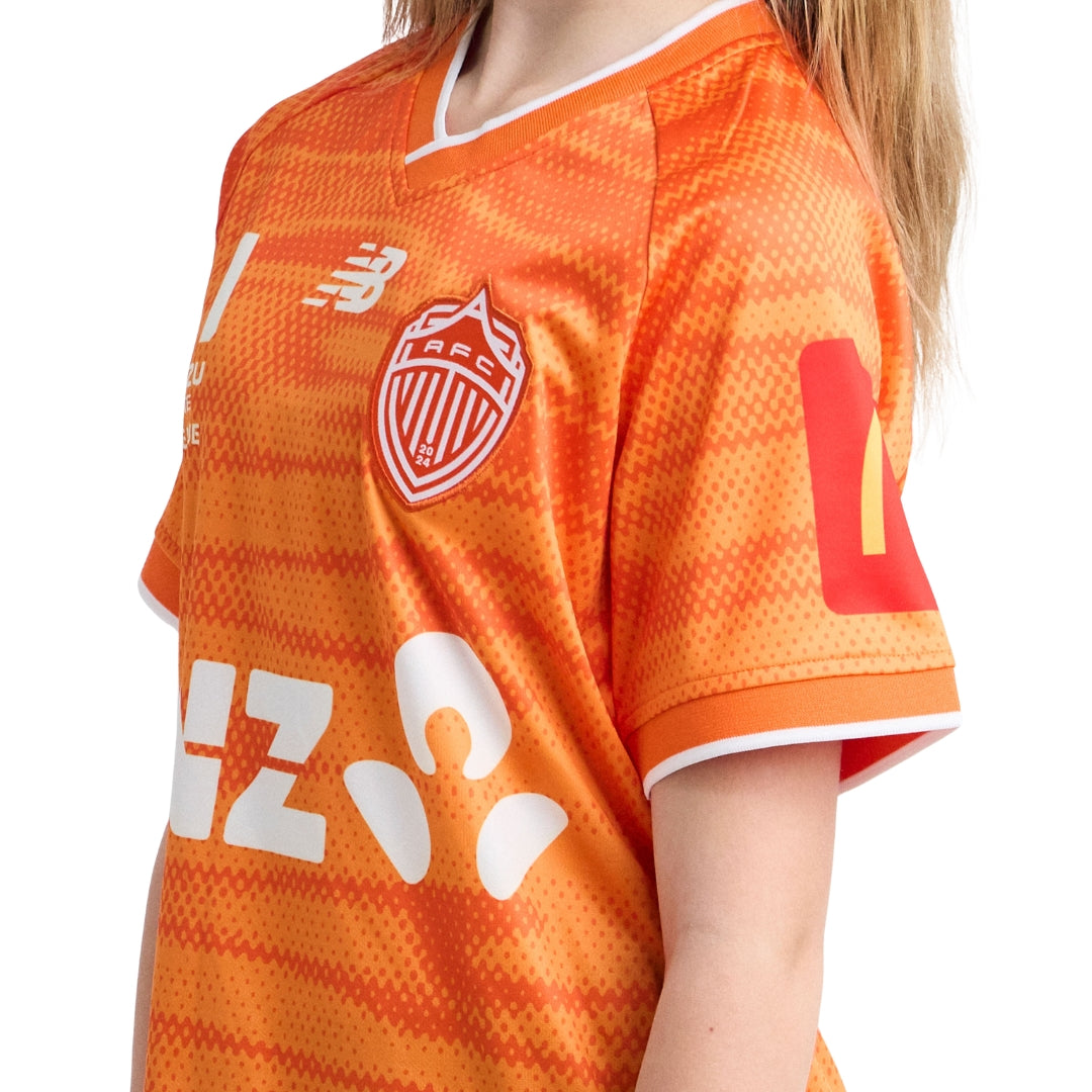 Auckland FC 25/26 Gk Orange Replica Jersey - Youth