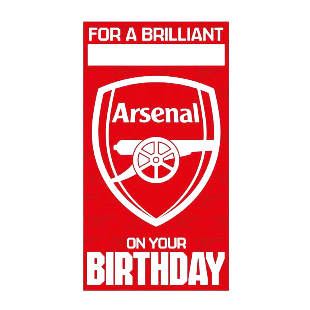 Arsenal For A Brilliant On Your Personalised Birthday Card