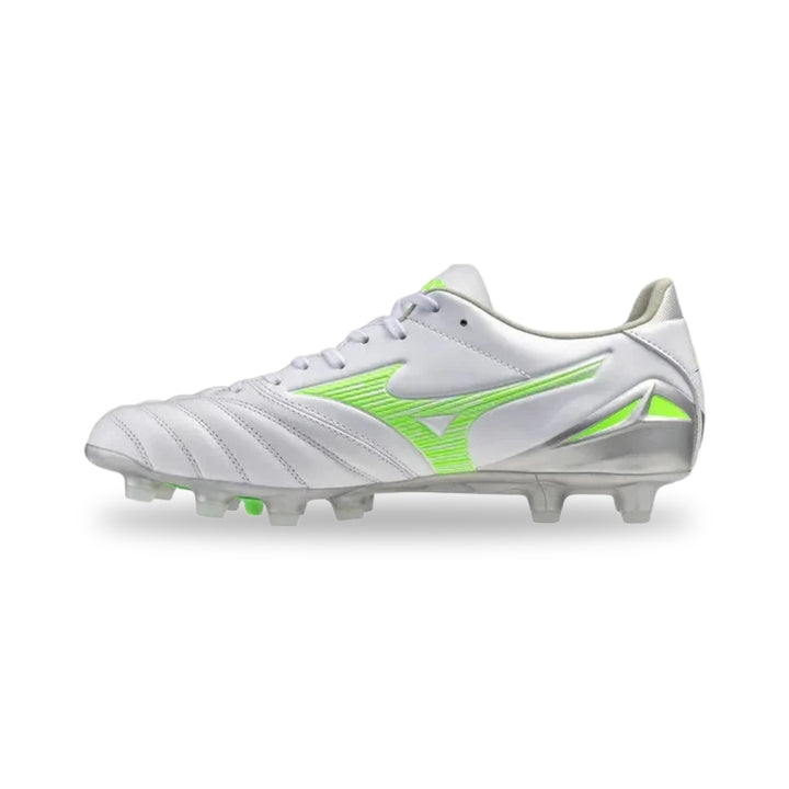 Mizuno Morelia Neo IV Pro FG - White / Gecko Green
