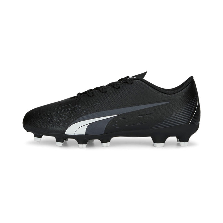 Puma Ultra Play FG/AG Jnr Boots - Black / White