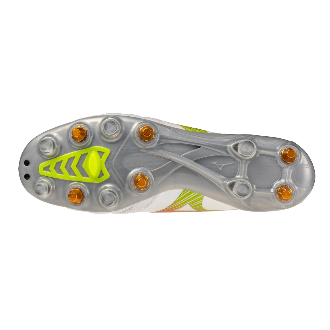 Morelia Neo V ß Elite Soft Ground - White / Lava Orange / Evening Primrose