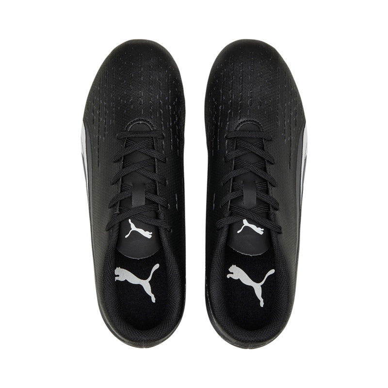 Puma Ultra Play FG/AG Jnr Boots - Black / White