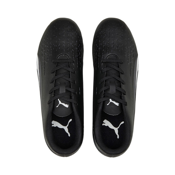 Puma Ultra Play FG/AG Jnr Boots - Black / White