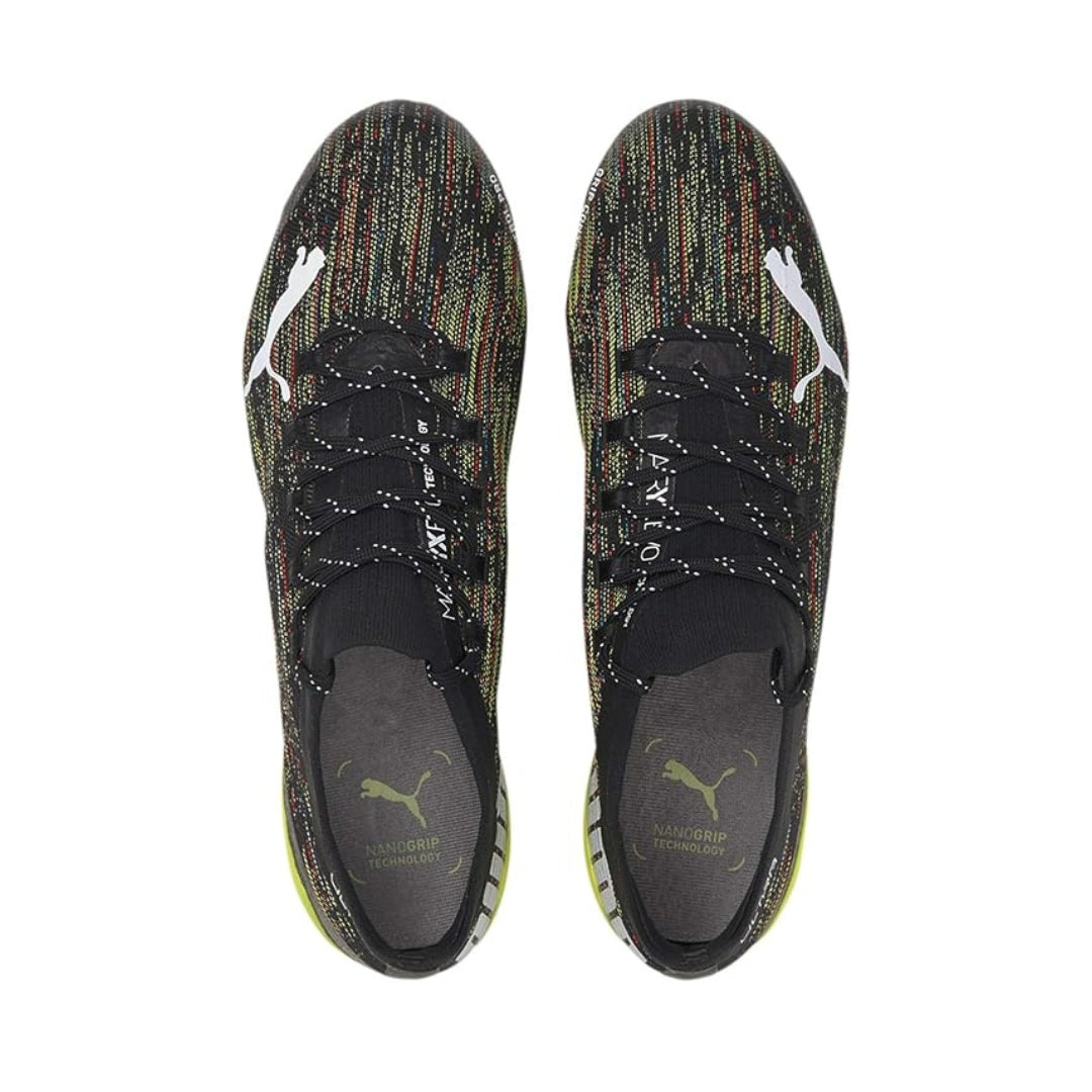 Puma Ultra 1.2 MxSG Boots - Black / White / Yellow Alert