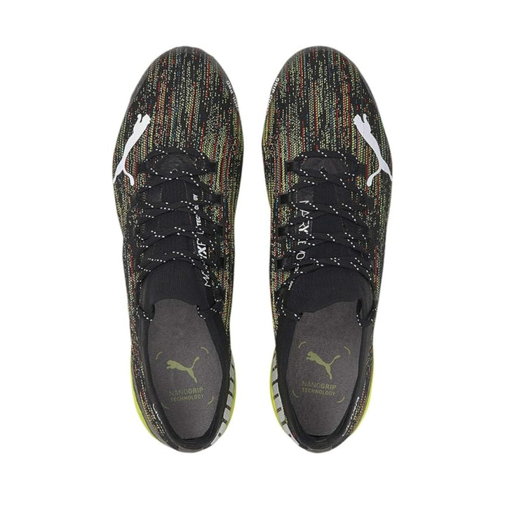 Puma Ultra 1.2 MxSG Boots - Black / White / Yellow Alert