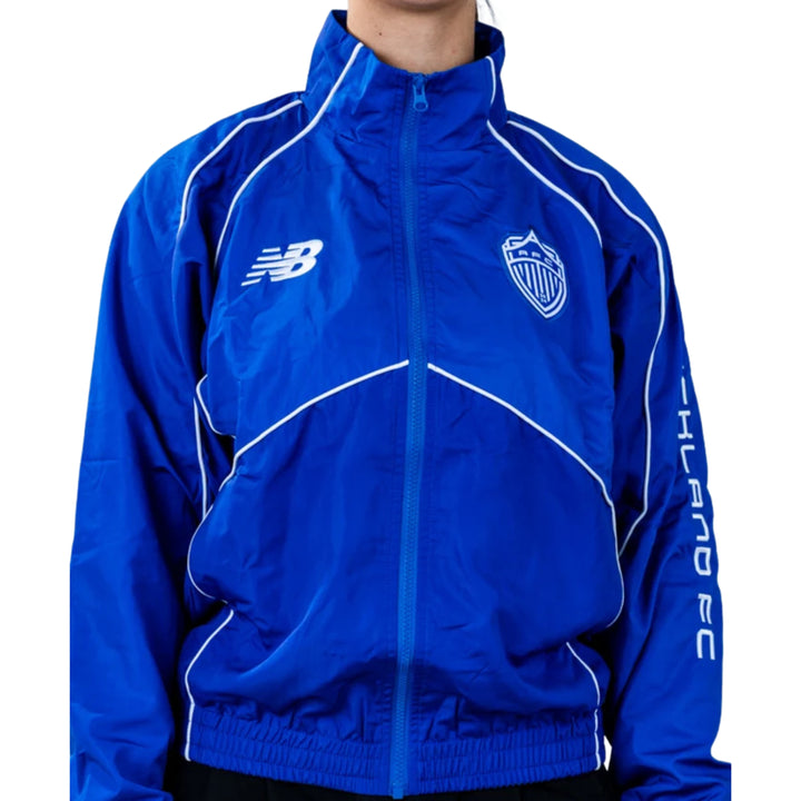 Auckland FC Retro Wind Jacket Womens – Royal Blue