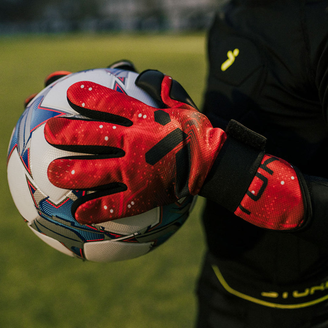 Storelli Goalkeeper Gloves Gladiator Challenger Junior - Black / Red