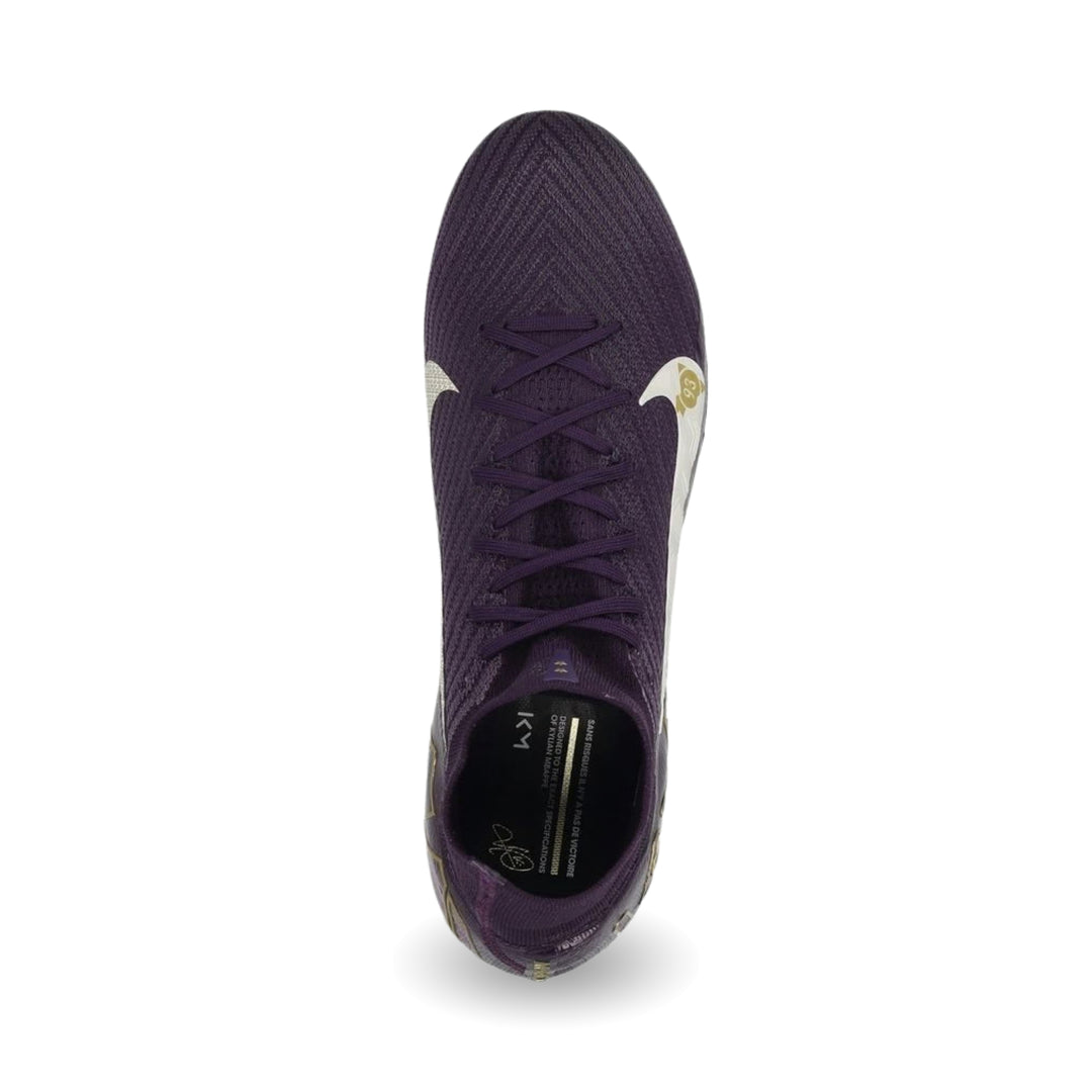 Nike Air Zoom Mercurial Superfly 10 Elite FG Mbappé Personal Edition - Grand Purple / Pale Ivory