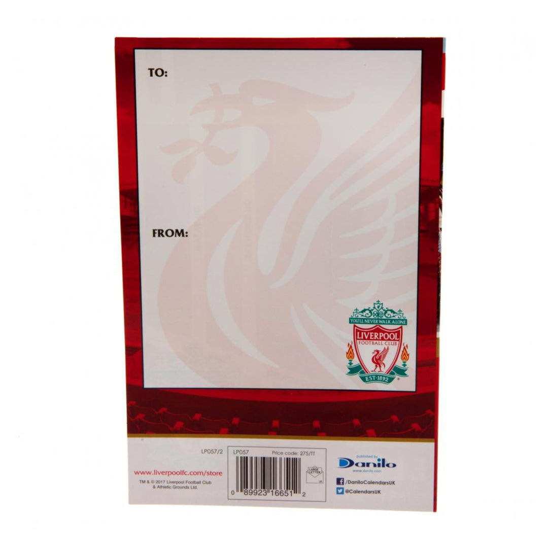 Liverpool FC Pop-Up Birthday Card