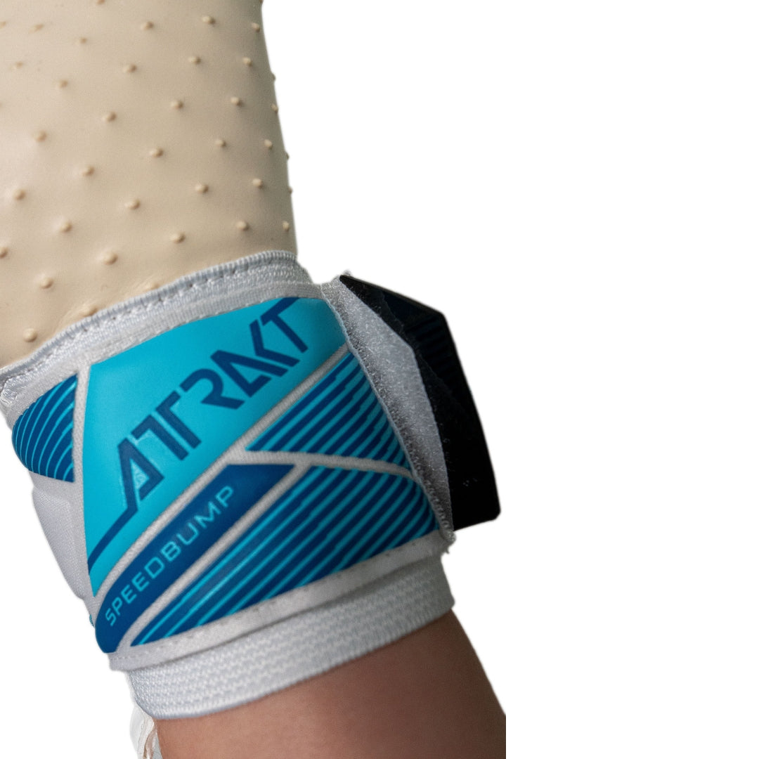 Reusch Attrakt SpeedBump - White/Light Blue