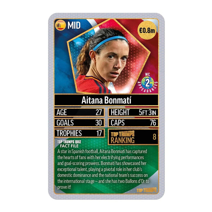 Top Trumps World Football Stars Top 200 Card Game – Chrome Silver
