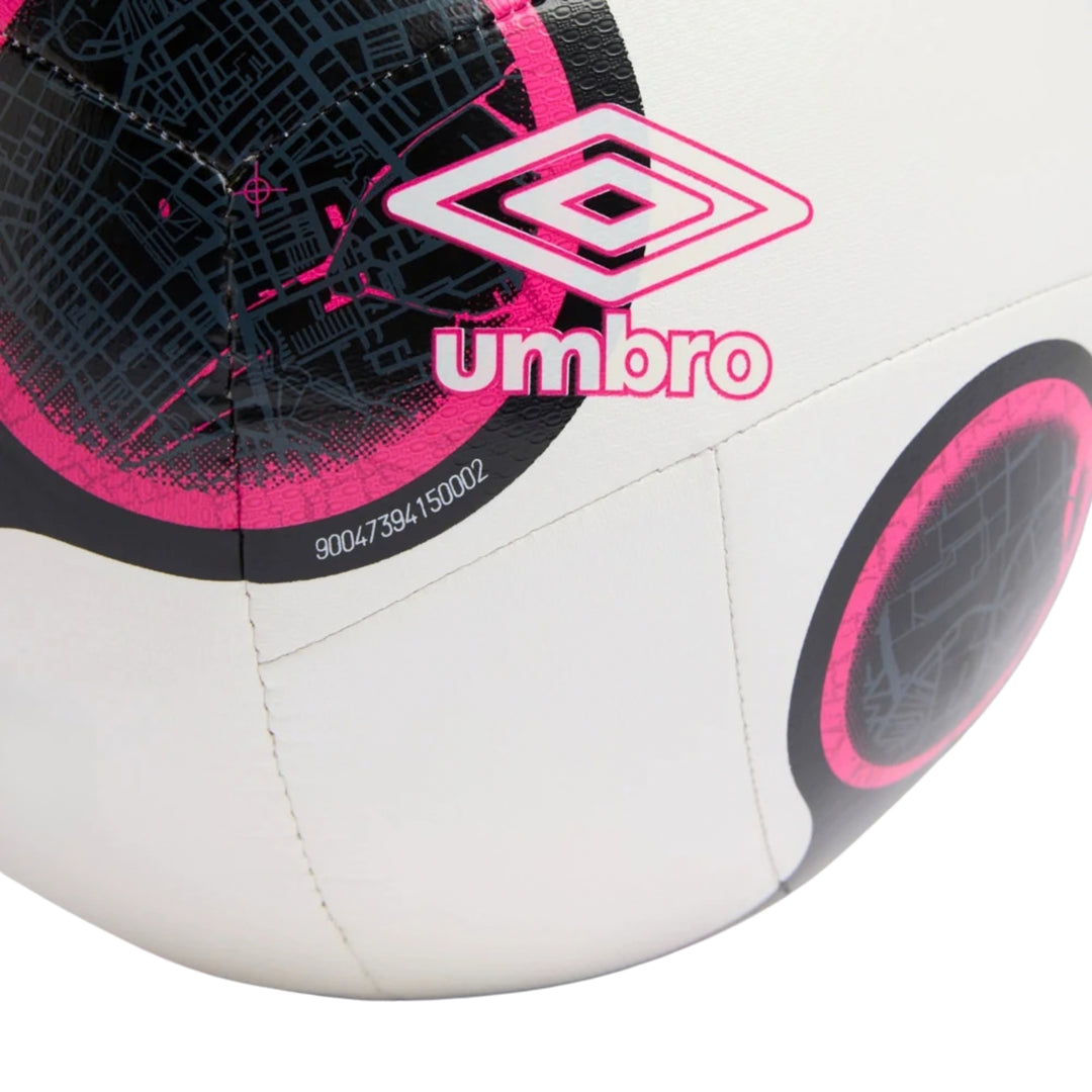 Umbro Neo Swerve Team Football - White / Black / Pink Glo / Carbon