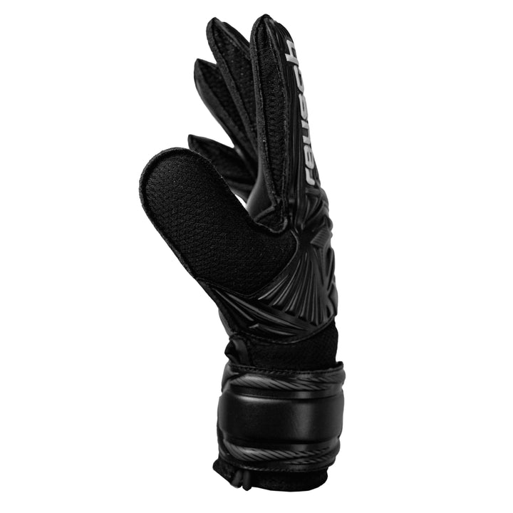 Reusch Goal Keeper Gloves - Attrakt Solid Junior - Black