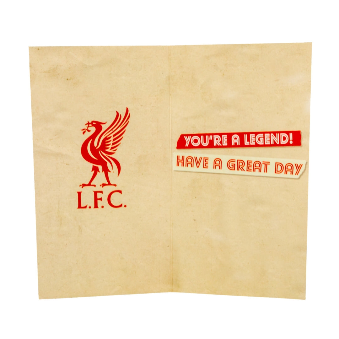 Liverpool FC Dad Birthday Card