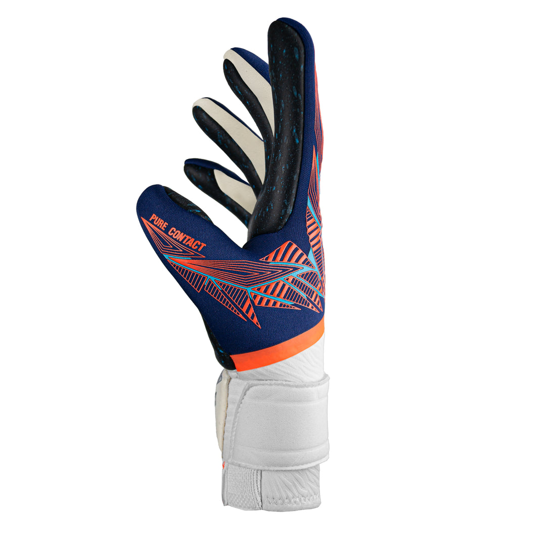 Reusch Goal Keeper Gloves - Pure Contact Fusion - Blue / Orange / Black