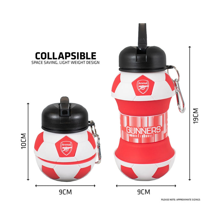 Arsenal FC Collapsible Football Drinks Bottle