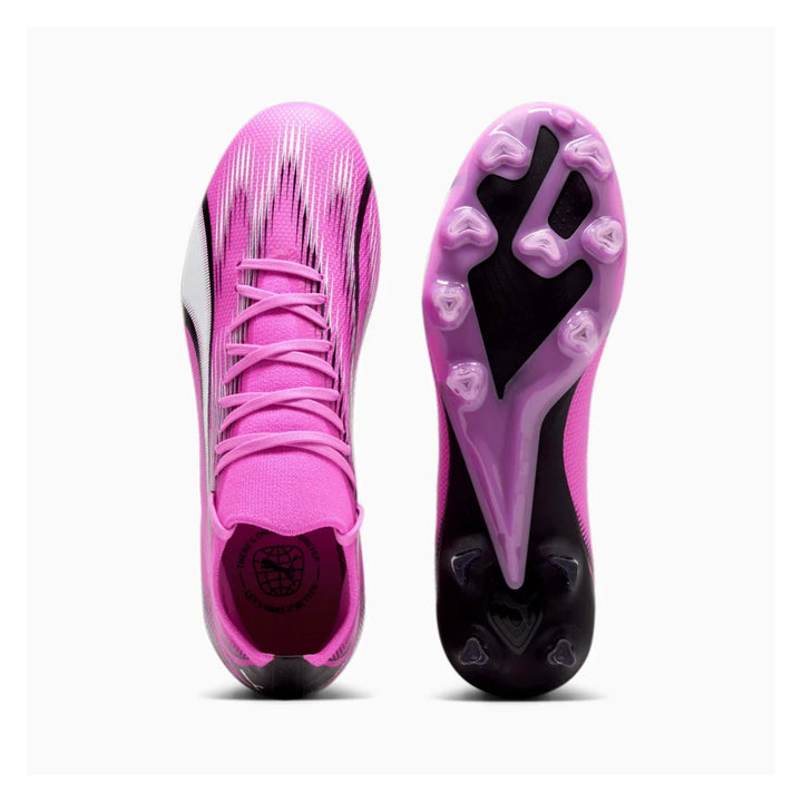 Puma Ultra Match FG/AG Women's Boots - Poison Pink / Puma White / Puma Black