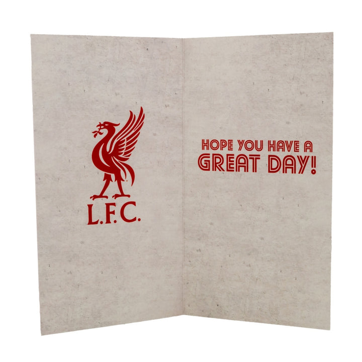 Liverpool FC Retro Shirt Birthday Card