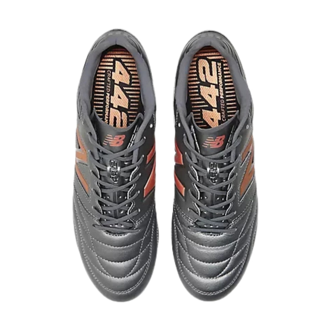 New Balance Leather 442 V2 Pro FG Boots - Silver