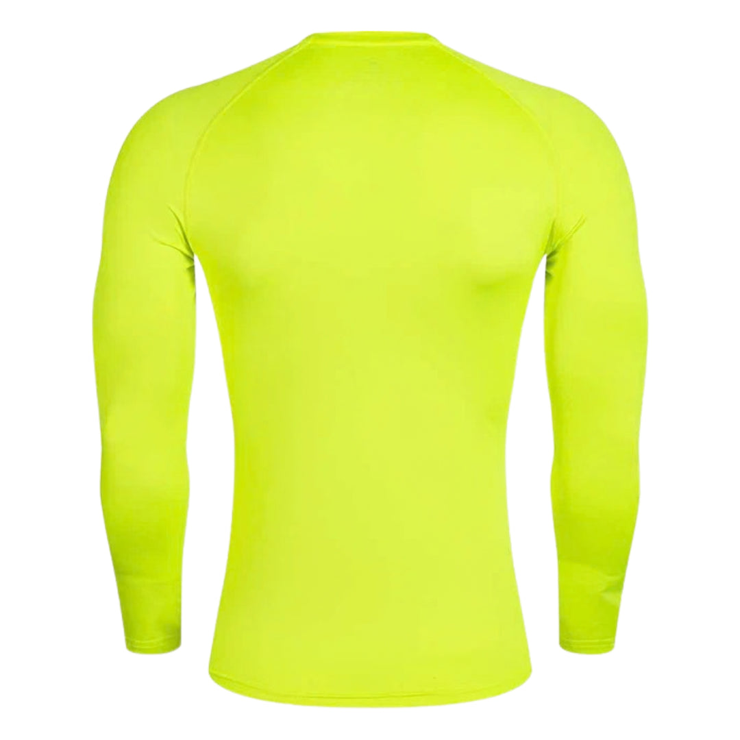 Kelme Long Sleeve Tight Baselayer - Neon Yellow
