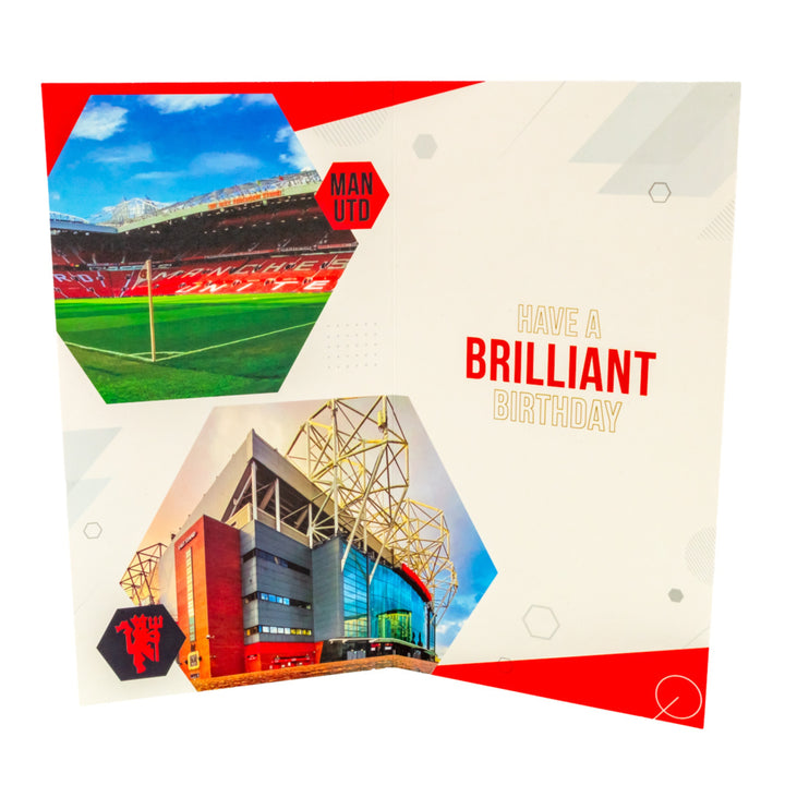 Manchester United FC Personalised Birthday Card