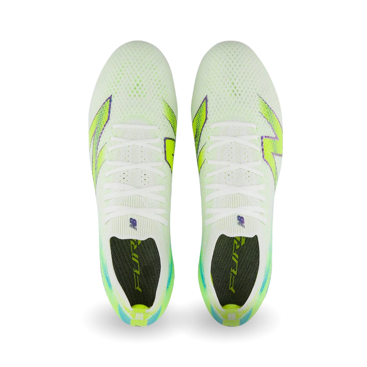 New Balance Furon Elite V9 FG Boots – White / Green