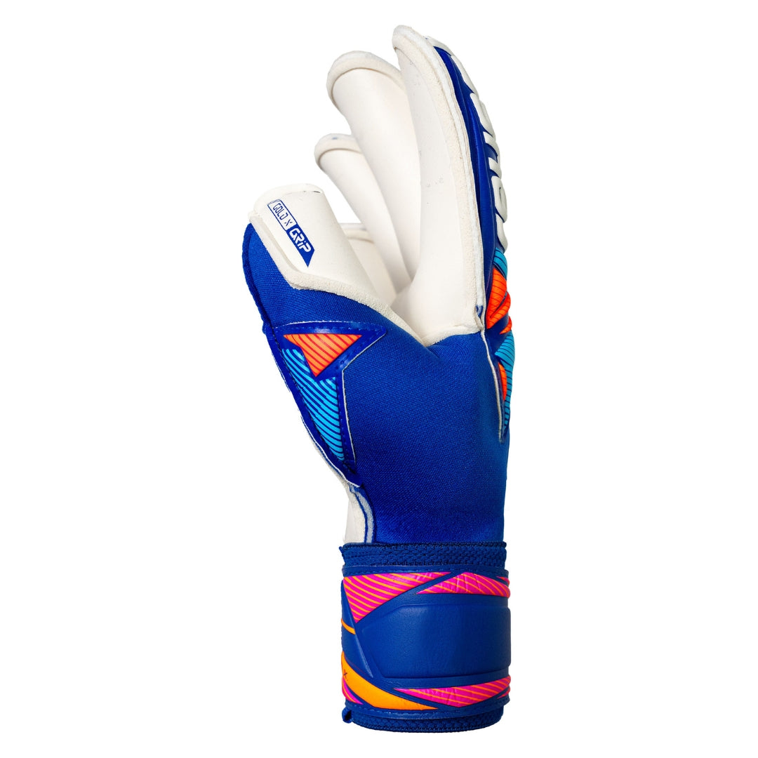 Reusch Attrakt Grip - Sharp Blue / White / Shocking Orange
