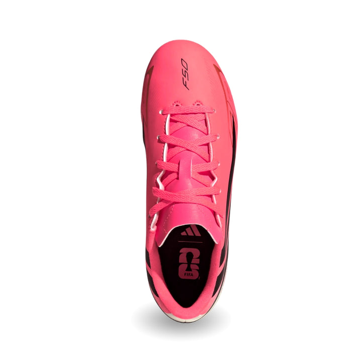 F50 Hyperfast Club FG/MG Boots Kids - Solar Turbo / Black / Metallic