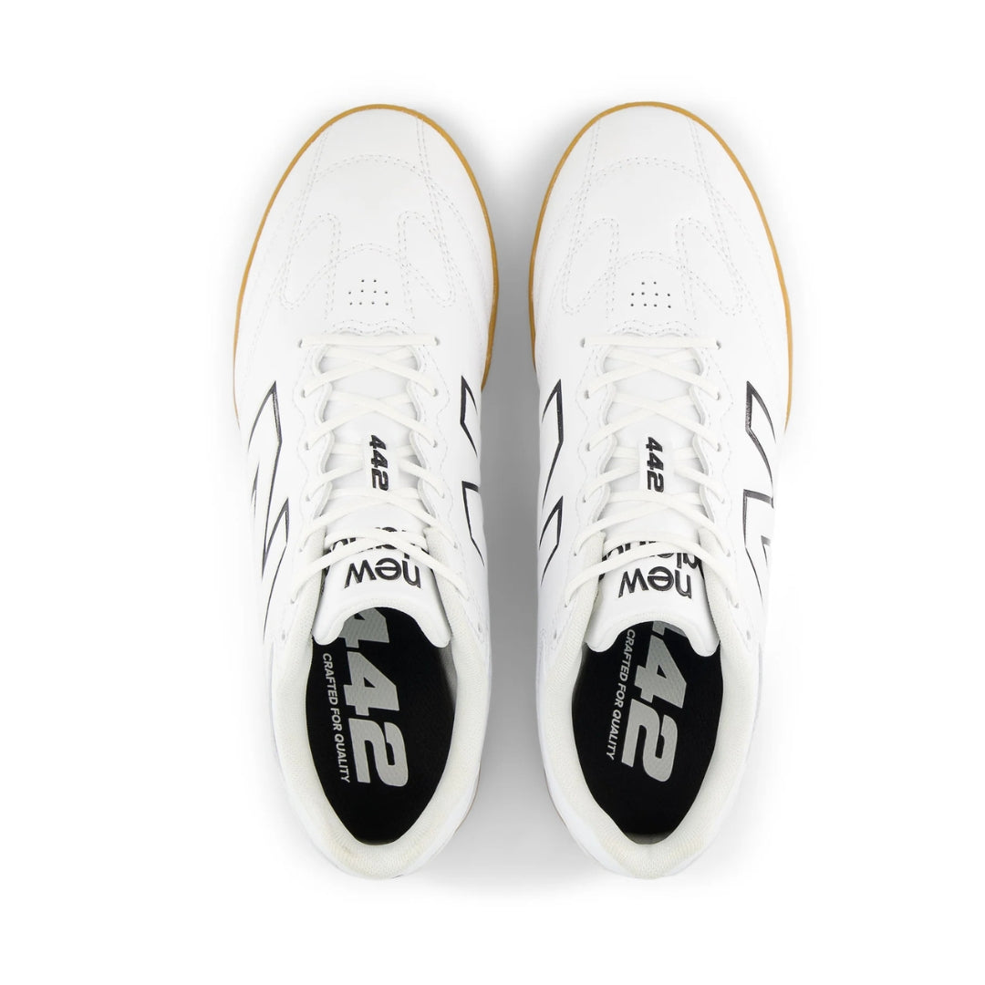 442 Team V3 Indoor Futsal Shoes D Width - White / Black / Gum