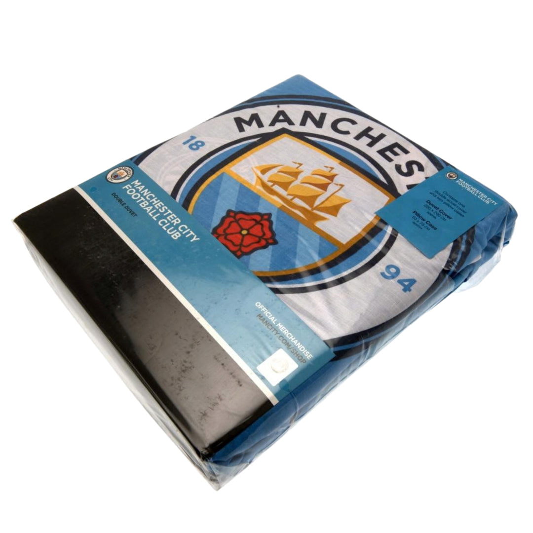 Manchester City FC Pulse Double Duvet Set